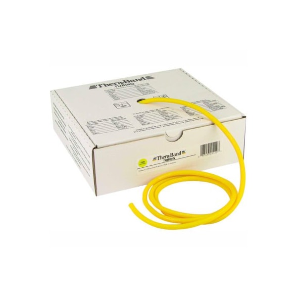 Fabrication Enterprises Thera-Band Latex Exercise Tubing, Yellow, 100' Roll/Box 10-1321 - main